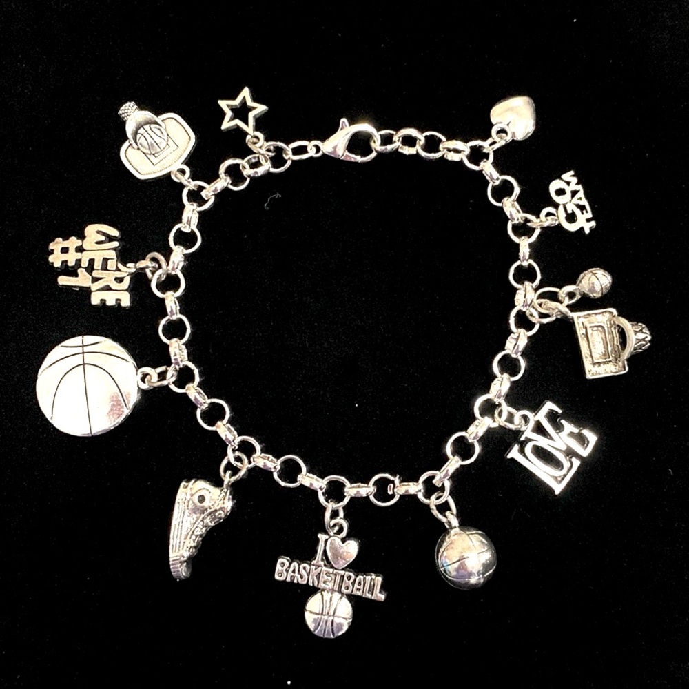 Basketball Charm Bracelet